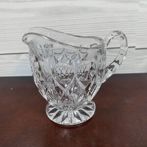 Vintage Nachtmann Anglia German Clear Lead‎ Crystal Creamer